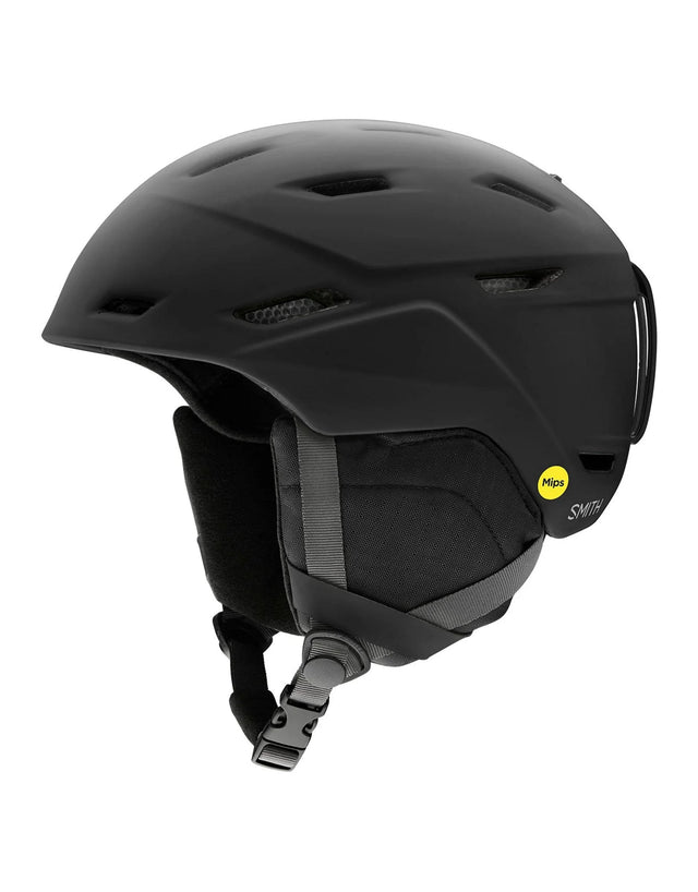 Smith Descend MIPS Round Contour Fit Ski Helmet-Small-Matte Black-aussieskier.com