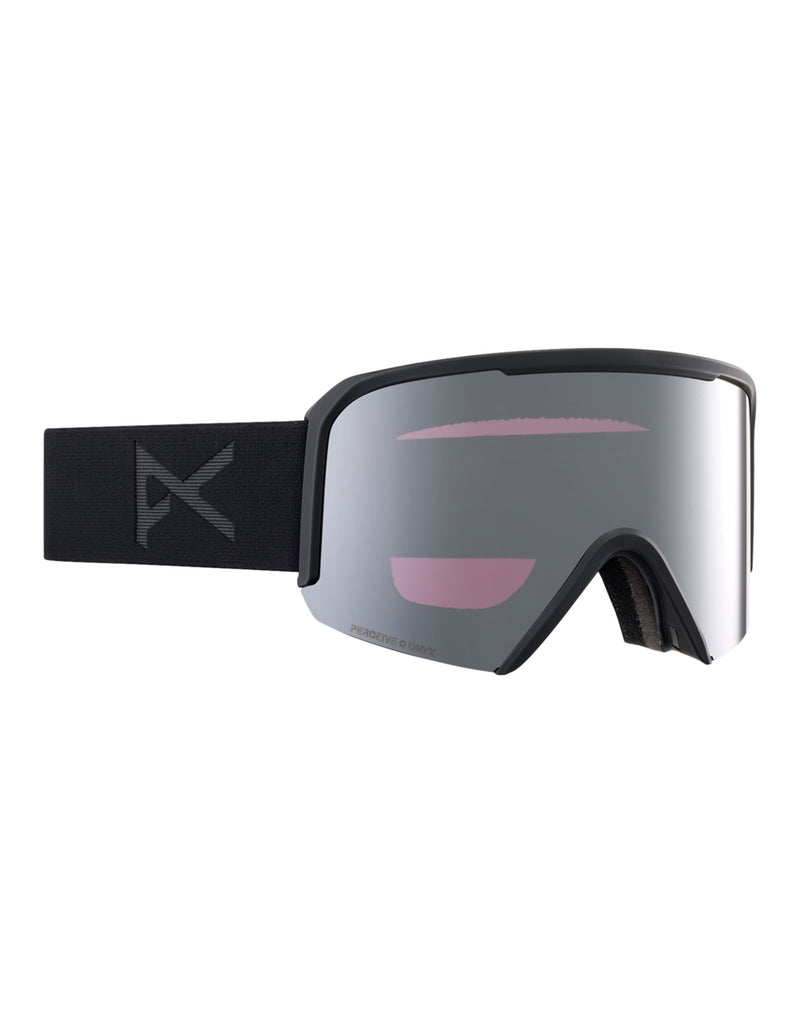 Anon Nesa Ski Goggles-Smoke / Perceive Onyx Lens + Perceive Violet Spare Lens-aussieskier.com