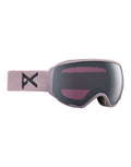 Anon WM1 MFI Womens Low Bridge Fit Ski Goggles-Elderberry / Perceive Onyx Lens + Perceive Violet Spare Lens-aussieskier.com
