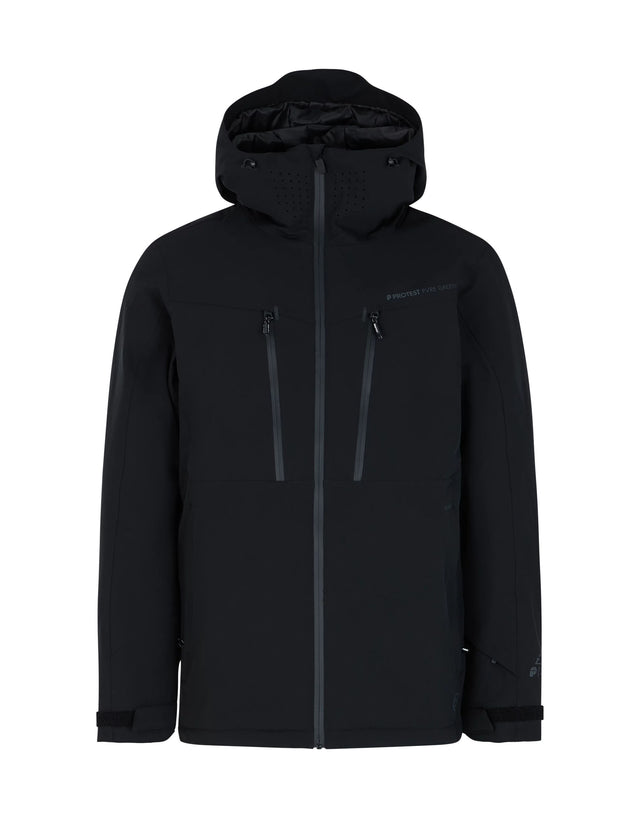 Protest Timothy Ski Jacket-Small-True Black-aussieskier.com