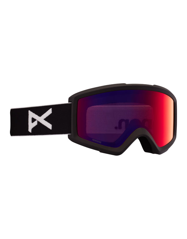 Anon Helix 2.0 Ski Goggles-Black / Perceive Red Lens-aussieskier.com