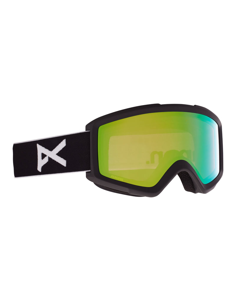 Anon Helix 2.0 Ski Goggles-Black / Perceive Green Lens-aussieskier.com