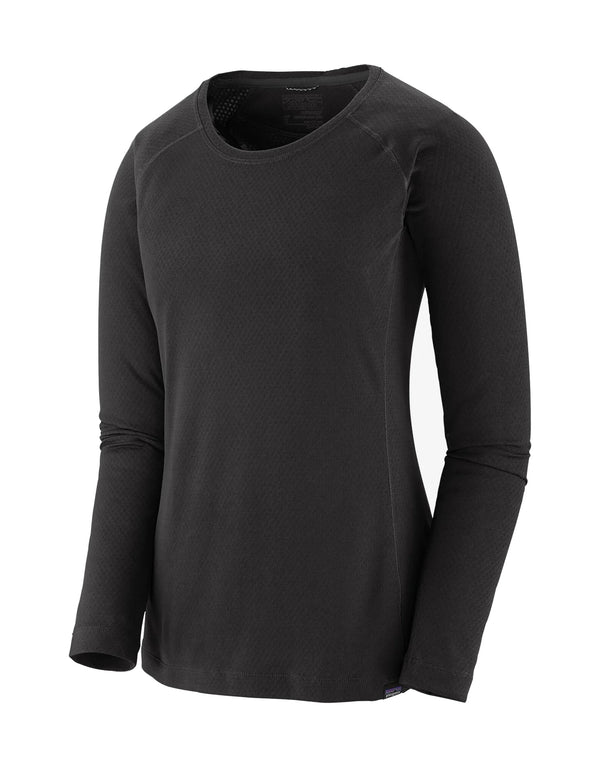 Patagonia Womens Capilene Mid Weight Thermal Top-X Small-Black-aussieskier.com