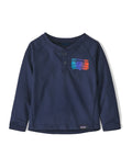 Patagonia Baby Capilene Midweight Henley Thermal Top-3T-Fitz Roy Rambler: New Navy-aussieskier.com