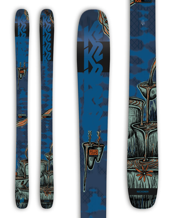 K2 Reckoner 102 Skis 2024-aussieskier.com