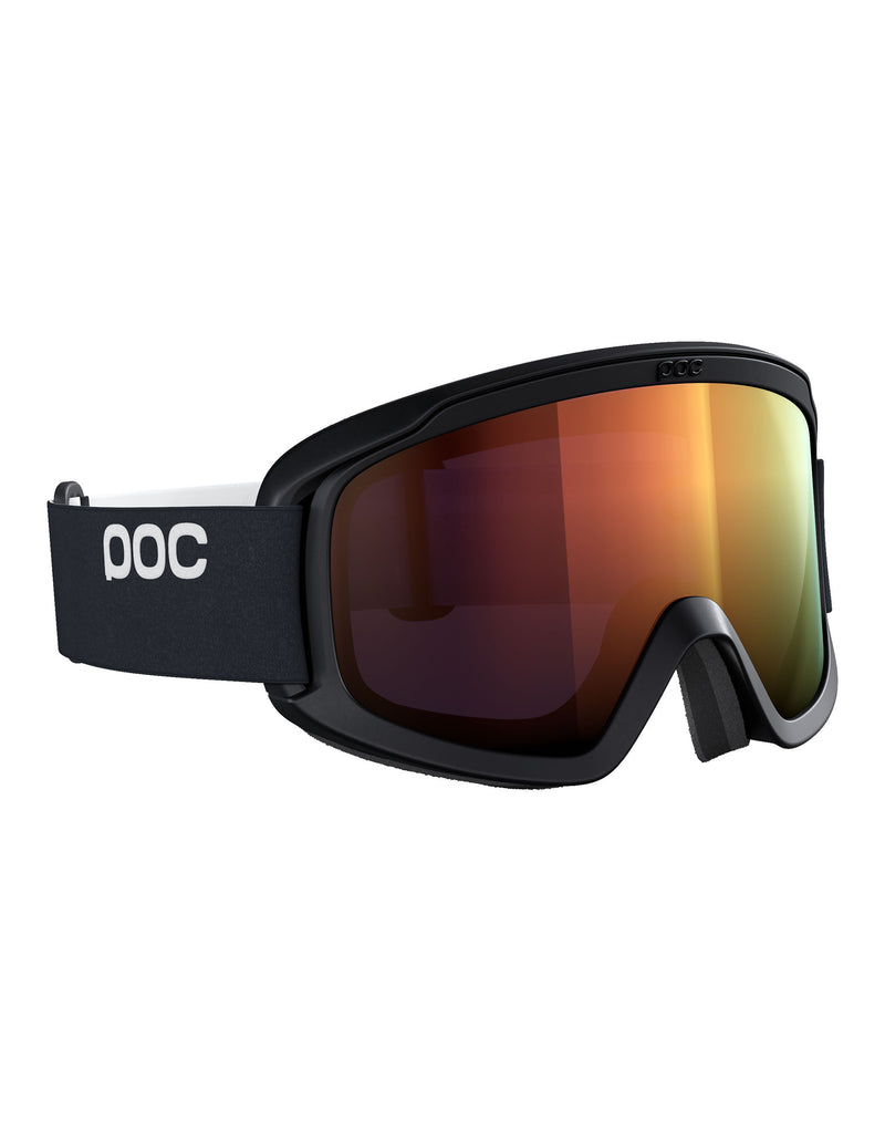 POC Opsin Clarity Ski Goggles-Uranium Black / Spektris Orange Lens-aussieskier.com