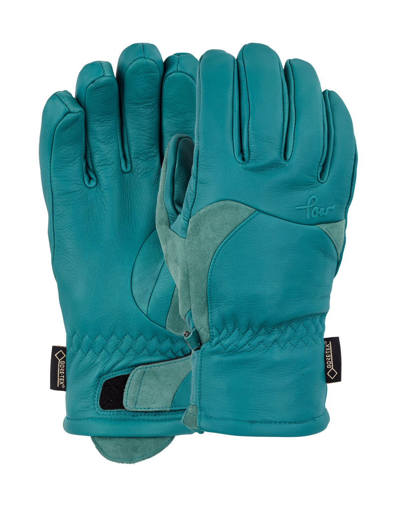 POW Stealth Womens Gloves-X Small-Deep Lake-aussieskier.com