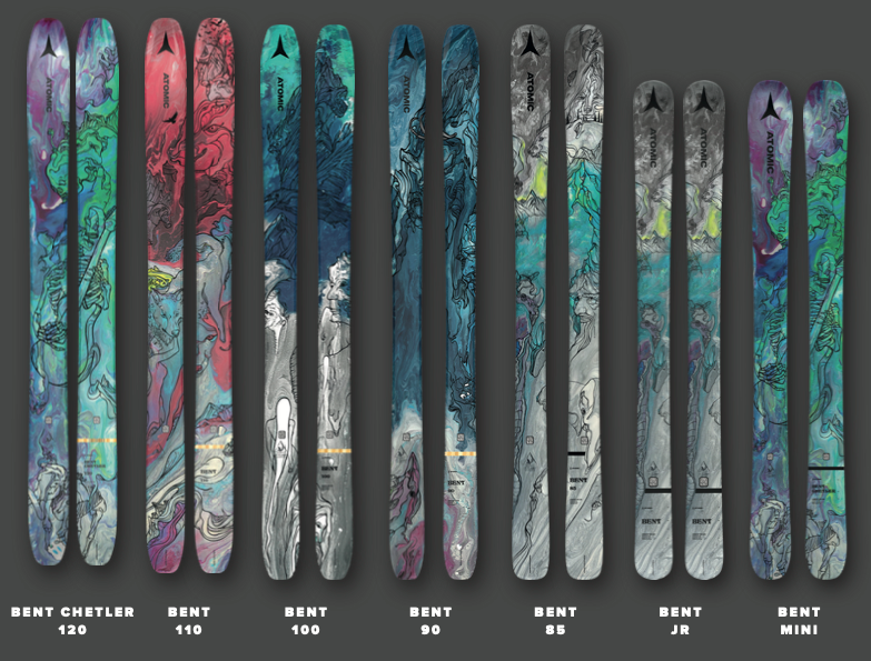 2024 Atomic Bent 100 Powder Skis NEW 188 cm | eBay