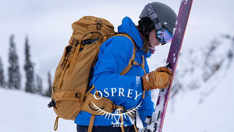 backcountry skiing backpack osprey Firn 18 - 18L ski touring access avalanche safety kit pocket Backcountry Osprey Ski Touring Pack