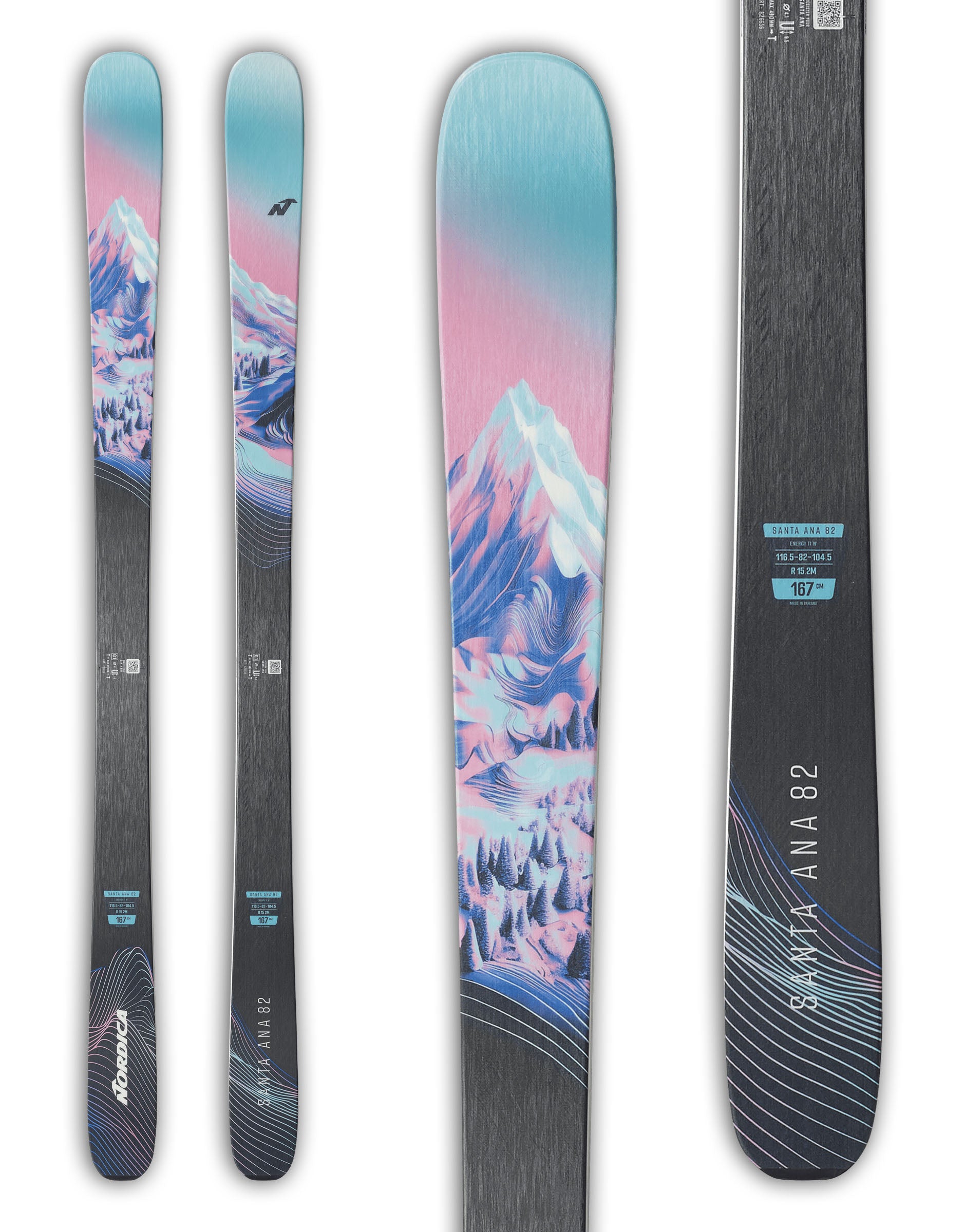 Nordica Santa Ana 82 Womens Skis 2027 - Precision Control