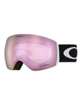 Oakley Flight Deck L Ski Goggles-Matte Black / Prizm Hi Pink Lens-aussieskier.com