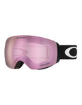 Oakley Flight Deck M Ski Goggles-Matte Black / Prizm Hi Pink Lens-aussieskier.com