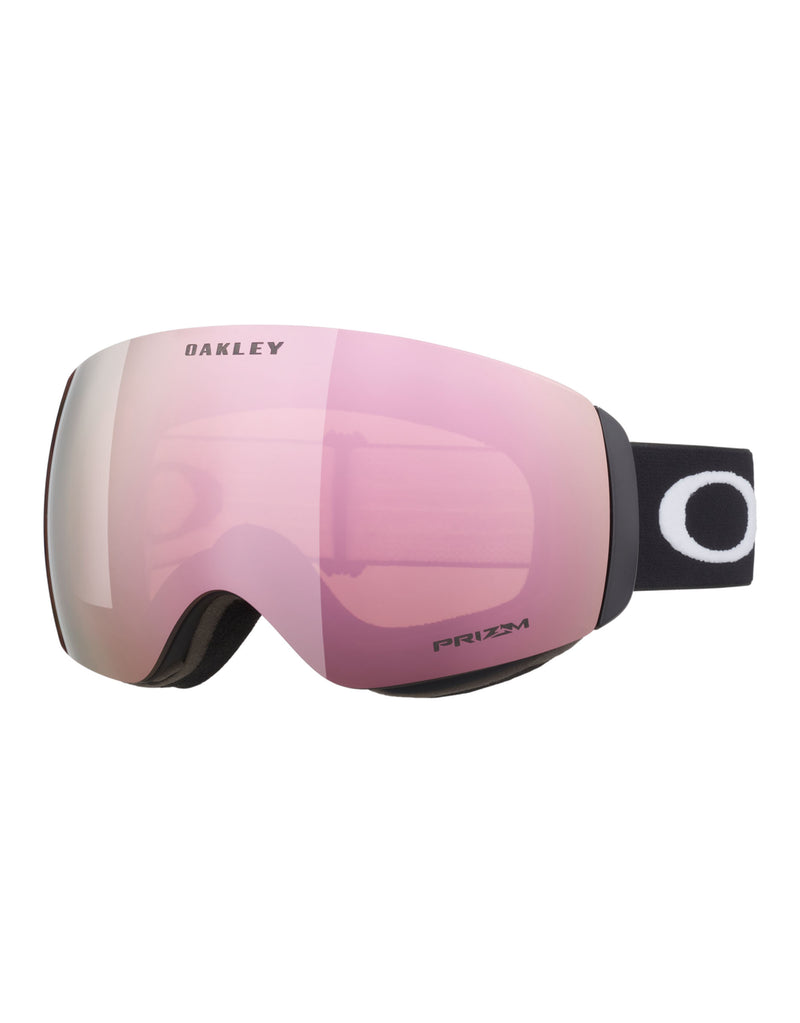 Oakley Flight Deck M Ski Goggles-Matte Black / Prizm Rose Gold Lens-aussieskier.com