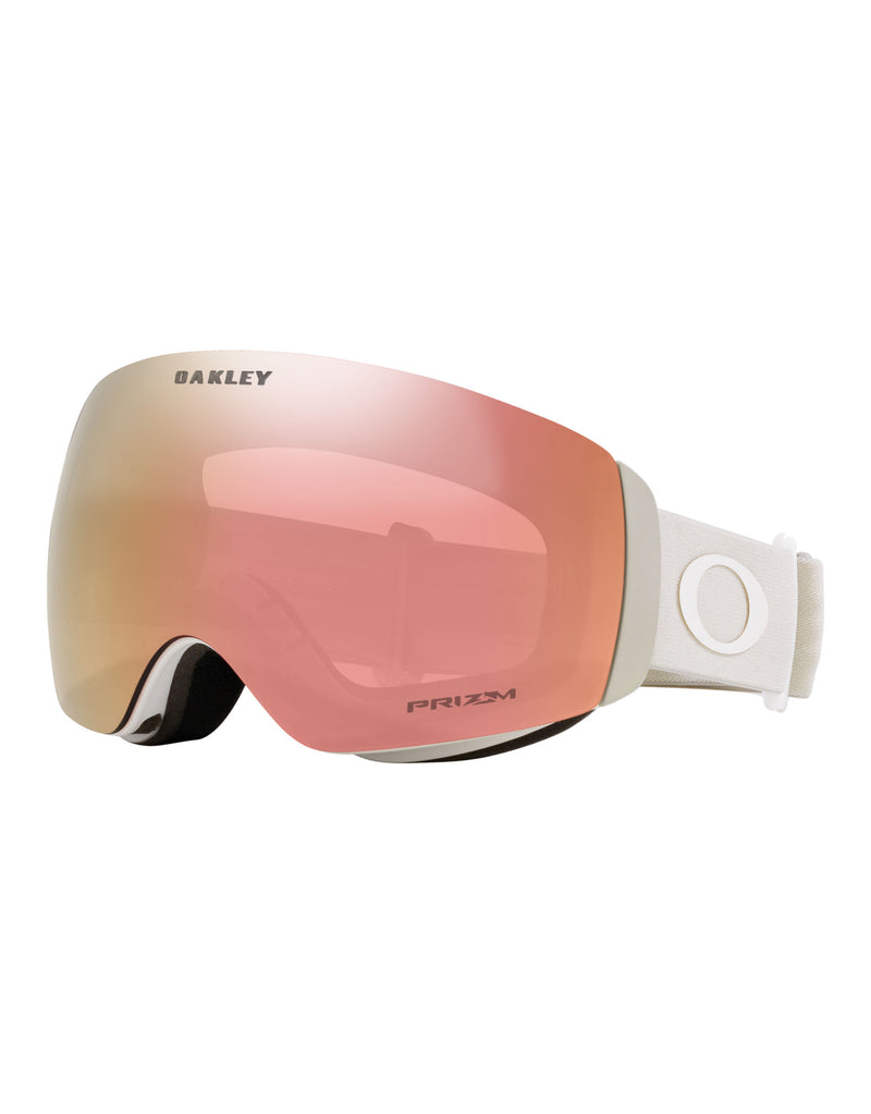 Oakley Flight Deck M Ski Goggles-Matte Cool Grey / Prizm Rose Gold Lens-aussieskier.com