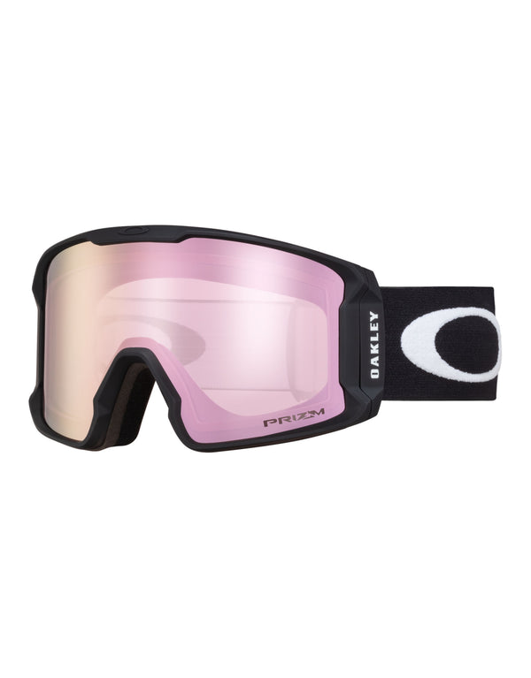 Oakley Line Miner L Ski Goggles-Matte Black / Prizm Hi Pink Lens-aussieskier.com