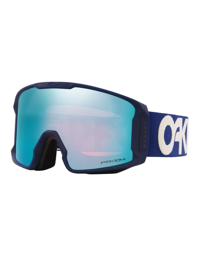 Oakley Line Miner L Ski Goggles-Matte Navy / Prizm Sapphire Lens-aussieskier.com