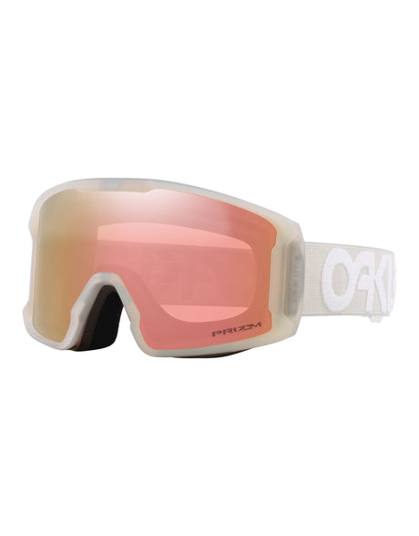 Oakley Line Miner M Ski Goggles-Matte Cool Grey / Prizm Rose Gold Lens-aussieskier.com
