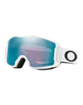 Oakley Line Miner S Junior Ski Goggles-Matte White / Prizm Sapphire Lens-aussieskier.com