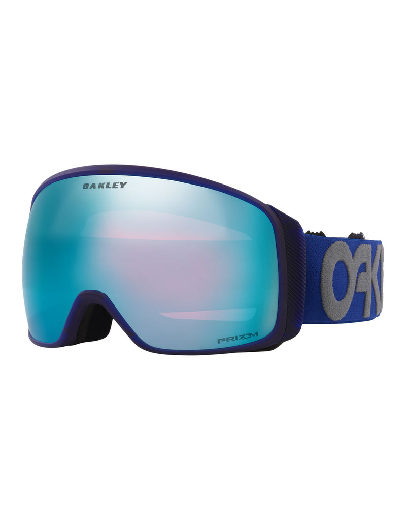 Oakley Flight Tracker L Ski Goggles-Matte Navy / Prizm Sapphire Lens-aussieskier.com