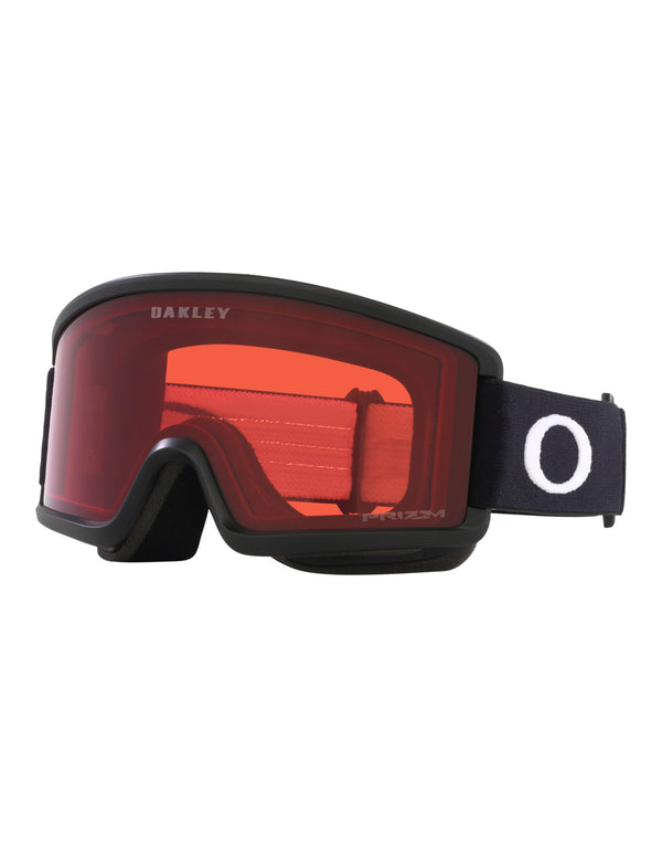 Oakley Target Line M Ski Goggles-Matte Black / Prizm Rose Lens-aussieskier.com
