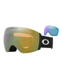 Oakley Flight Deck Pro L Ski Goggles-Matte Black / Prizm Sage Gold Lens + Prizm Iced Spare Lens-aussieskier.com