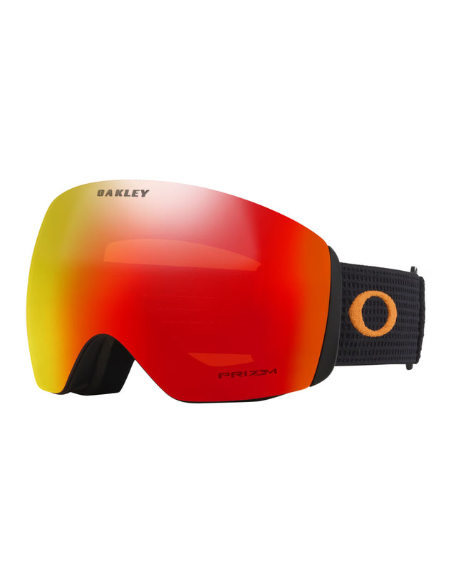 Oakley Flight Deck L Ski Goggles-Black Thermal / Prizm Torch Lens-aussieskier.com