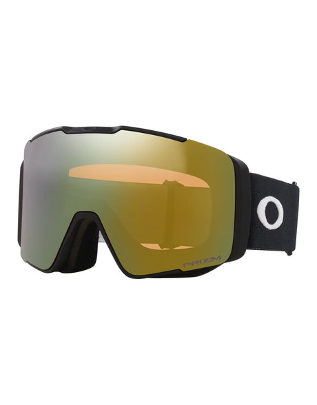 Oakley Line Miner Pro L Ski Goggles-Matte Black / Prizm Sage Gold Lens + Prizm Iced Spare Lens-aussieskier.com