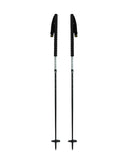 Black Crows Duos Freebird Adjustable Ski Poles-Black / Grey-aussieskier.com