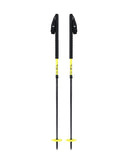 Black Crows Duos Freebird Adjustable Ski Poles-Black / Yellow-aussieskier.com