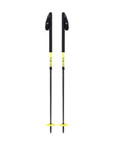 Black Crows Duos Freebird Adjustable Ski Poles-Black / Yellow-aussieskier.com