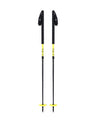 Black Crows Duos Freebird Adjustable Ski Poles-Black / Yellow-aussieskier.com