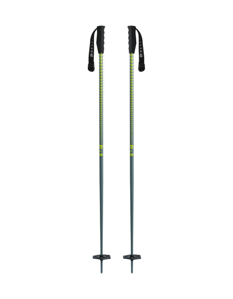 Black Crows Meta Ski Poles-110-Grey / Yellow-aussieskier.com