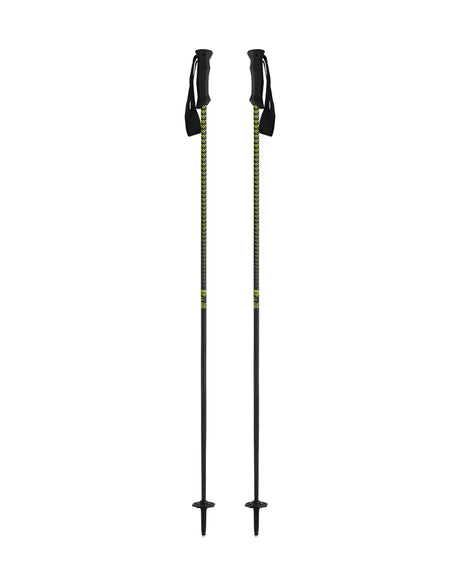 Black Crows Stans Carbon Ski Poles-110-Black / Yellow-aussieskier.com