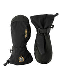 Hestra Army Leather Gore Tex Mittens-6-Black-aussieskier.com