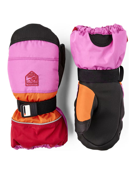 Hestra Kids CZone Junior Mittens-3-Cerise Multi-aussieskier.com