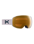 Anon M2 MFI Ski Goggles-Warm Grey / Perceive Bronze Lens + Perceive Burst Spare Lens-Standard Fit-aussieskier.com