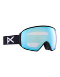 Anon M4 Toric MFI Low Bridge Fit Ski Goggles-Black / Perceive Blue Lens + Perceive Pink Spare Lens-aussieskier.com