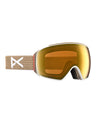 Anon M4 Toric MFI Ski Goggles-Summit Taupe / Perceive Bronze Lens + Perceive Burst Spare Lens-aussieskier.com
