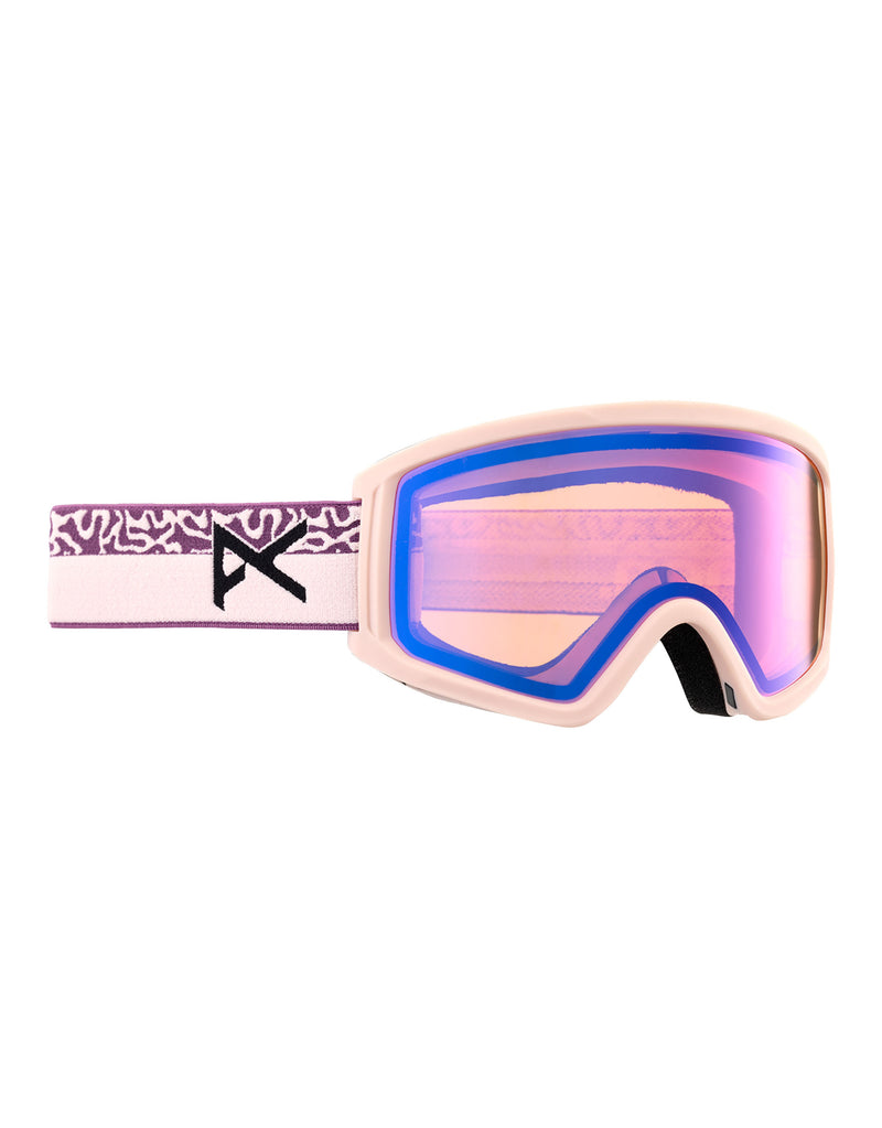 Anon Tracker Junior Low Bridge Fit Ski Goggles-Wild / Blue Amber Lens-aussieskier.com
