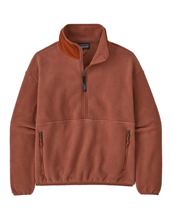 Patagonia Womens Synchilla Marsupial Fleece-X Small-Burl Red-aussieskier.com