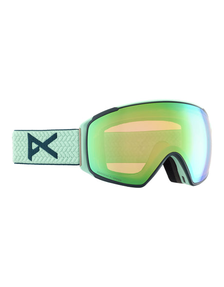 Anon M4S Toric MFI Ski Goggles-Powder Mint / Perceive Green Lens + Perceive Pink Spare Lens-aussieskier.com