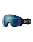 Smith 4D Mag Low Bridge Fit Ski Goggles-Black / Chromapop Everyday Blue Mirror Lens + Chromapop Storm Blue Sensor Mirror Spare Lens-aussieskier.com
