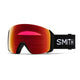 Smith 4D Mag XL Ski Goggles-Black / Chromapop Photochromic Red Mirror Lens + Chromapop Blue Sensor Flash Spare Lens-aussieskier.com