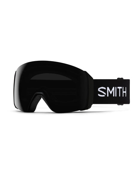 Smith 4D Mag XL Ski Goggles-Black / Chromapop Sun Black Lens + Chromapop Storm Blue Sensor Mirror Spare Lens-aussieskier.com