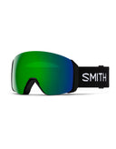 Smith 4D Mag XL Ski Goggles-Black / Chromapop Sun Green Mirror Lens + Chromapop Storm Blue Sensor Mirror Spare Lens-aussieskier.com