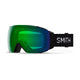 Smith I/O Mag Low Bridge Ski Goggles-Black / Chromapop Everyday Green Mirror Lens + Chromapop Storm Blue Sensor Spare Lens-aussieskier.com