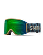 Smith Squad Mag Ski Goggles-High Fives / Chromapop Everyday Green Mirror Lens + Chromapop Storm Blue Sensor Mirror Spare Lens-aussieskier.com