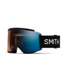 Smith Squad XL Pro Photochromic Ski Goggles-Black / Chromapop Pro Photochromic Blue Mirror Lens-aussieskier.com