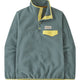 Patagonia Womens Lightweight Synchilla Snap-T Pullover Fleece-X Small-Blue Sage-aussieskier.com