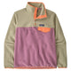 Patagonia Womens Lightweight Synchilla Snap-T Pullover Fleece-X Small-Light Violet-aussieskier.com